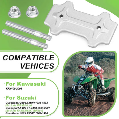 Plate Chain Adjuster & Bolts for Suzuki Quadsport Z400 LTZ400 2003-2007