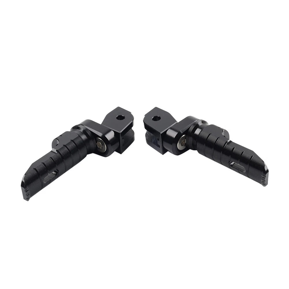 Black Front Footrests for Ducati Monster 821 937 950 1100 1200 Scrambler (2014-2023)