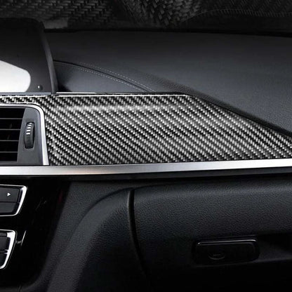 Carbon Fiber Parts Dashboard Cover Trim Fit For BMW 3 320i 330i 328i 2013-2018