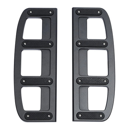 Matte Black Rider Driver Footboard for Harley Fat Boy Heritage Classic (18-24)