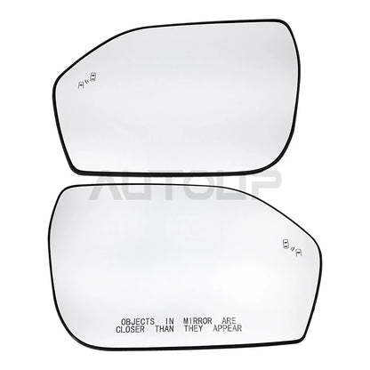 Blind Spot Heated Mirror Glass / 2 x Pair for Ford Explorer (2020–2023)