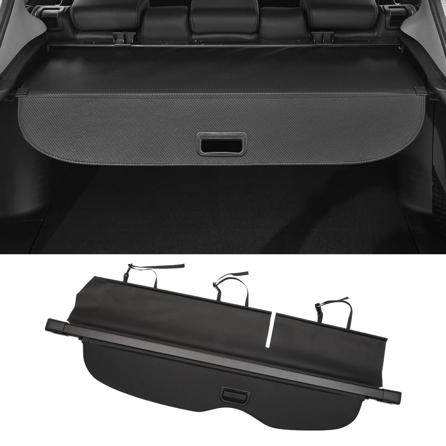Retractable Cargo Cover for Jeep Grand Cherokee 2011-2021 Gloss Black