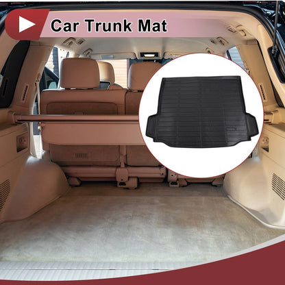 Cargo Liner Rear Trunk Mat for BMW X3 G01 2018-2024 Long Grid Pattern Black