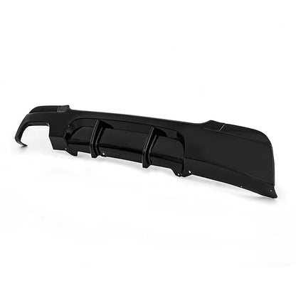 Gloss Black Rear Bumper Exhaust Diffuser Lip for 07-13 BMW E92 E93 M-Sport
