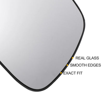 Right Side Heated White Mirror Glass for JEEP GRAND CHEROKEE (2005-2009)