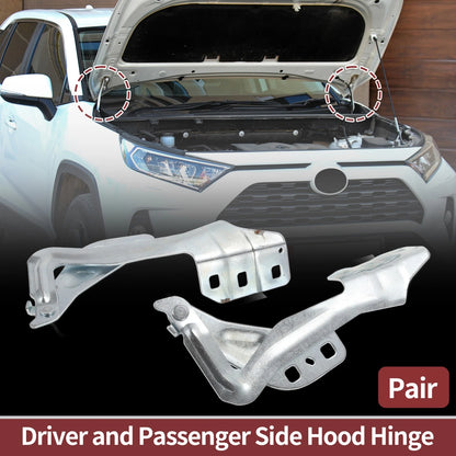 Hood Hinges 1 Pair for Ford Police Responder Hybrid (2019-2020)