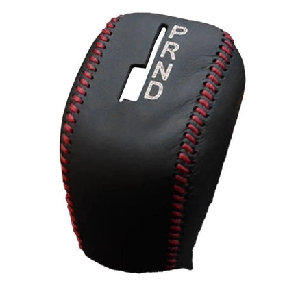 Hand Sewn Leather Gear Shift Knob Cover for Volvo S60 XC60 V40 V60 (14-17)