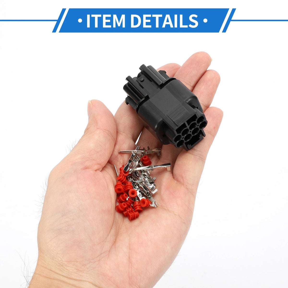 8 Pin Front Headlight Connector Plug for Hyundai, Kia