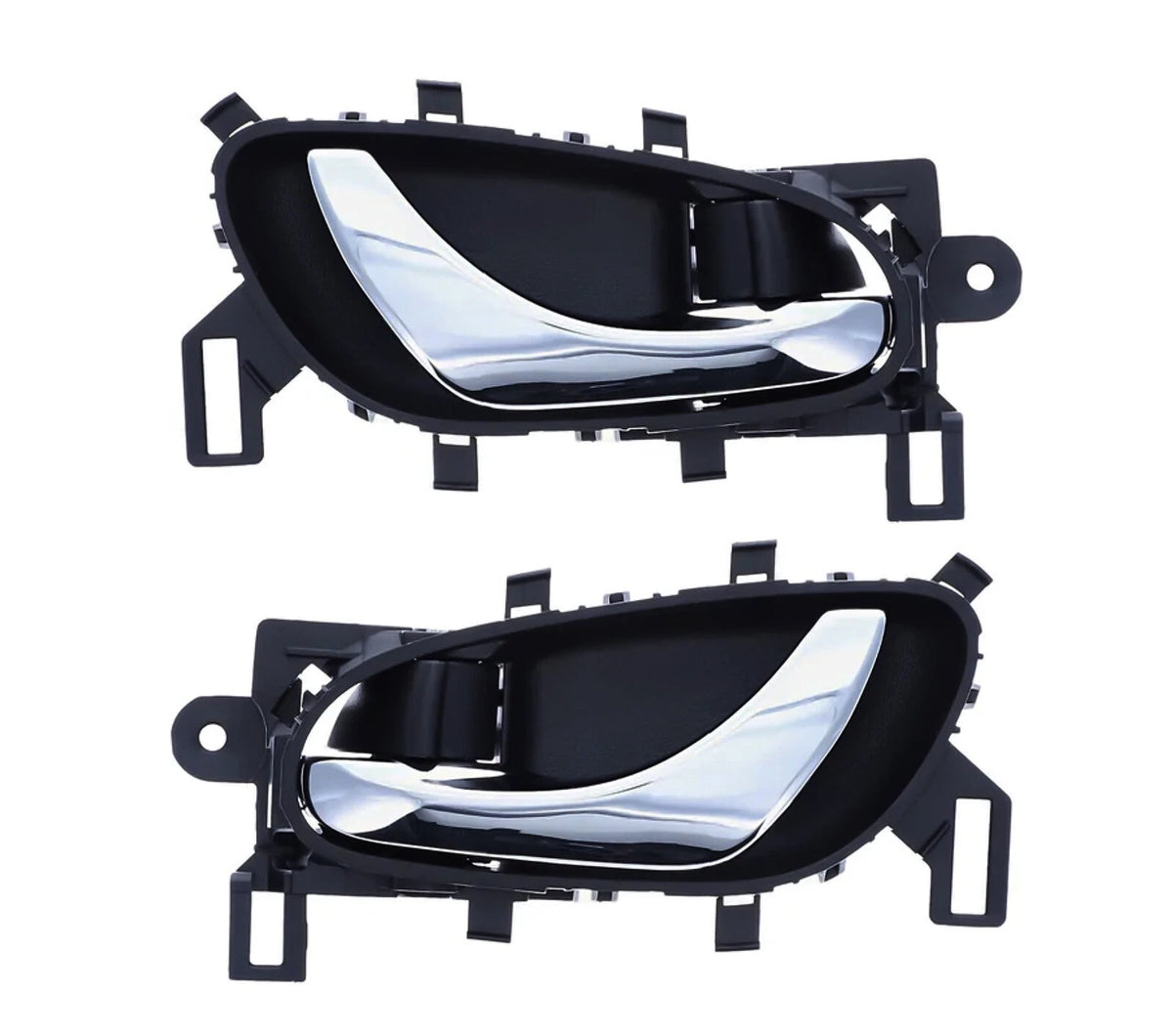 Inner Door Handle Set of 2 Chrome for Nissan Navara (2015-2023)