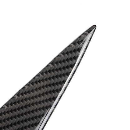Carbon Fiber Headlight Sticker Eyelid Cover Eyebrows fits Benz C Class 2007-2011