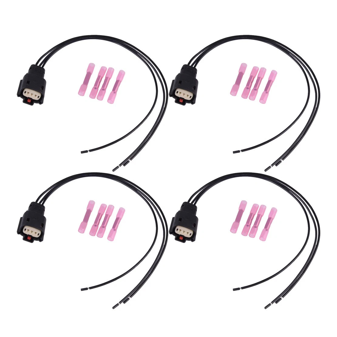 4pc Ignition Coil Connector Wiring Harness for Ford F150 Edge V8 (2007-2017)