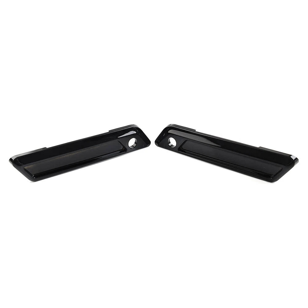 Glossy Black Latch Covers for Harley Touring Electra Glide Road King (2014-2023)