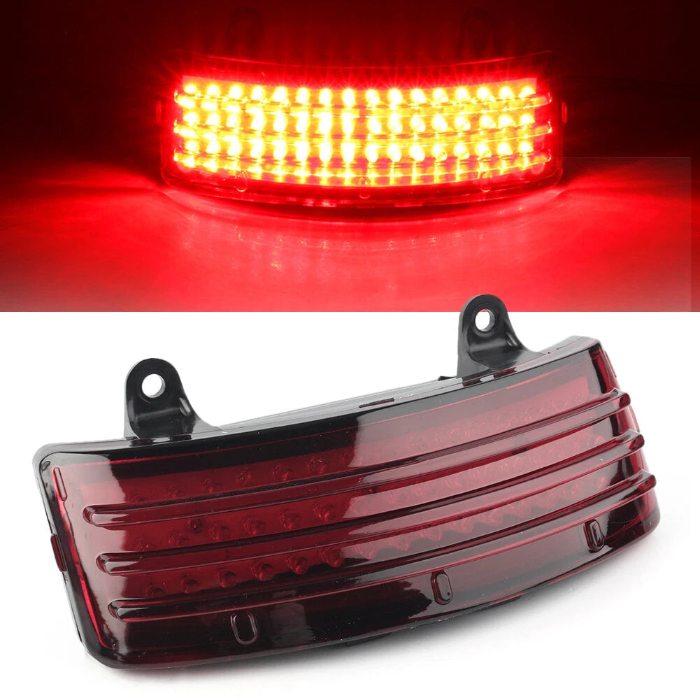 Smoke Tri-Bar LED Rear Tail Light for Harley Street Glide (2014-2018)