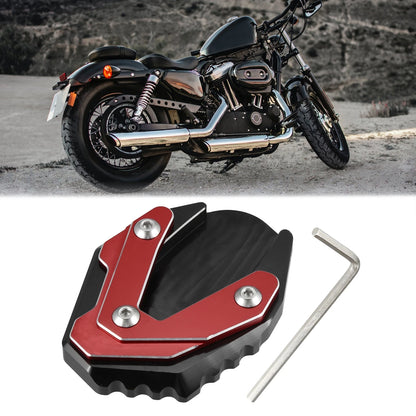 Set / Kickstand Pad Side Stand Red for Suzuki Jixer 250 SF (2018–2023)