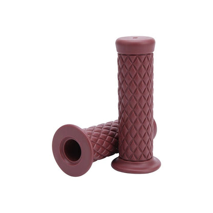 Brown Motorcycle Gel Hand Grips 7/8in for Sports Bike