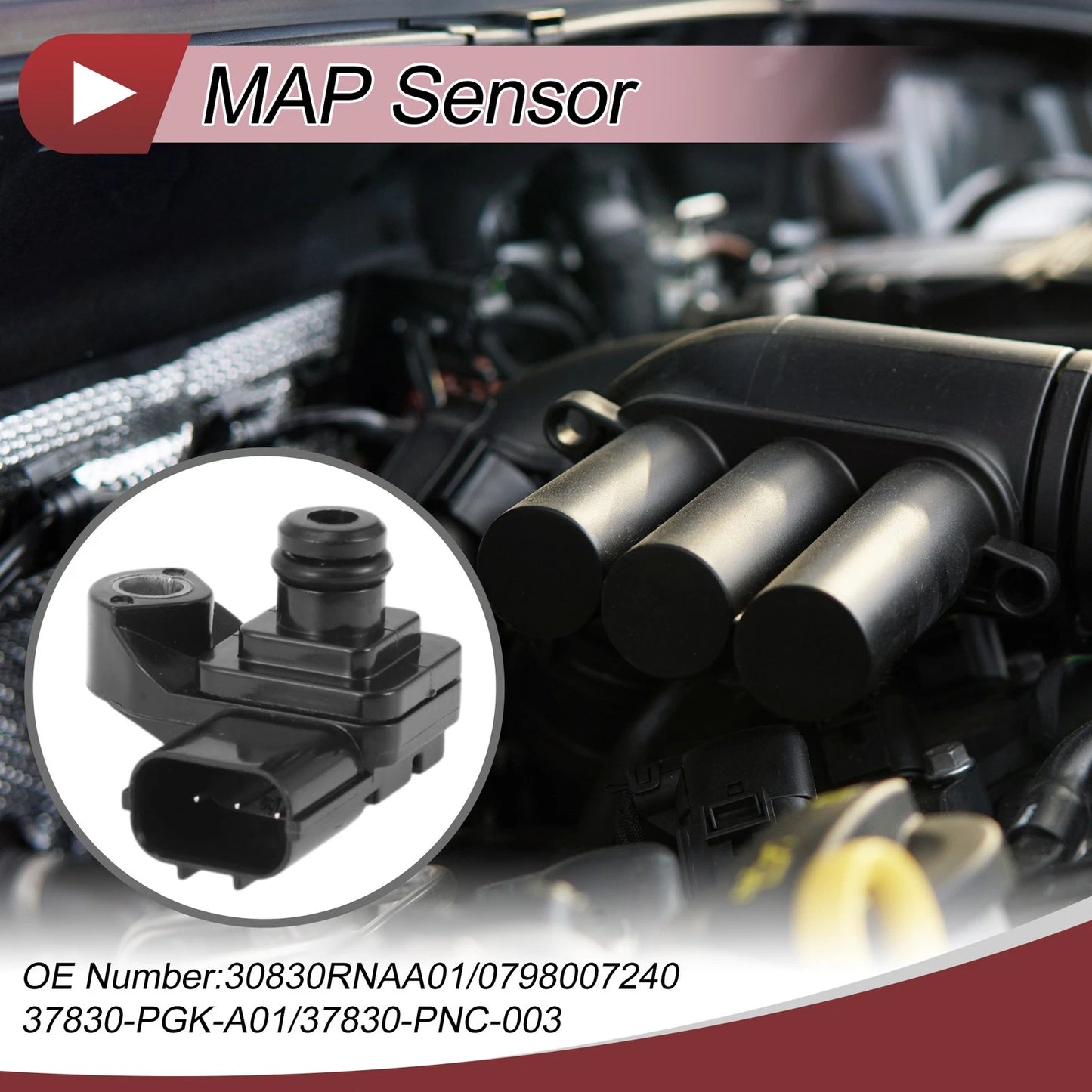 MAP Sensor for Honda Accord 2005-2007 - Manifold Absolute Pressure Sensor