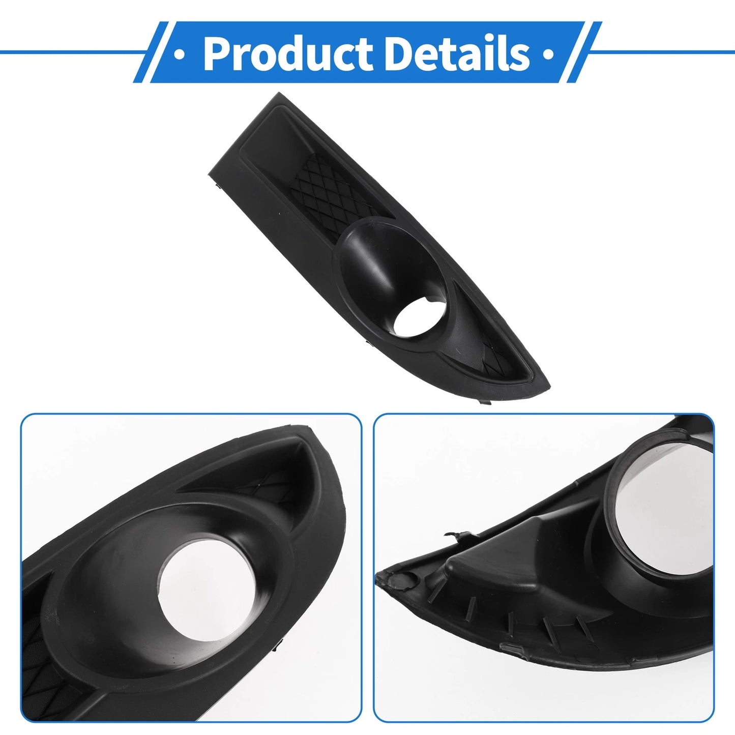 1 Pc Front Left Fog Light Grill for Chevrolet Epica (2007-2009) Black