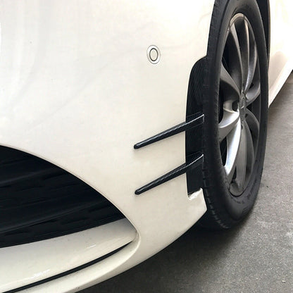 Carbon Look Front Bumper Side Air Vent Trim for Mercedes Benz A Class (19-22)