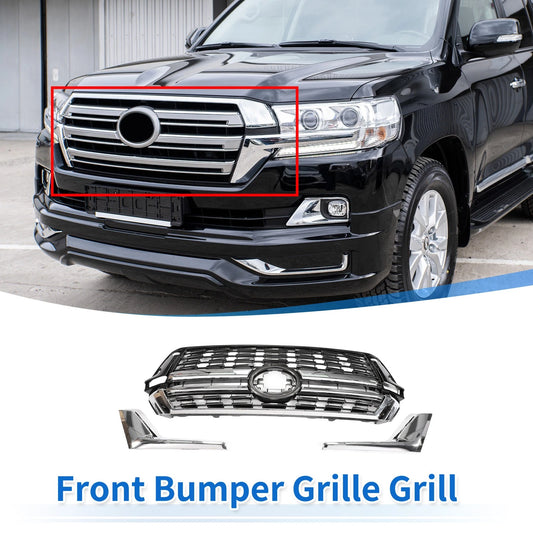 Front Upper Hood Bumper Grille Grill for Toyota Land Cruiser LC200 (2008–2020)