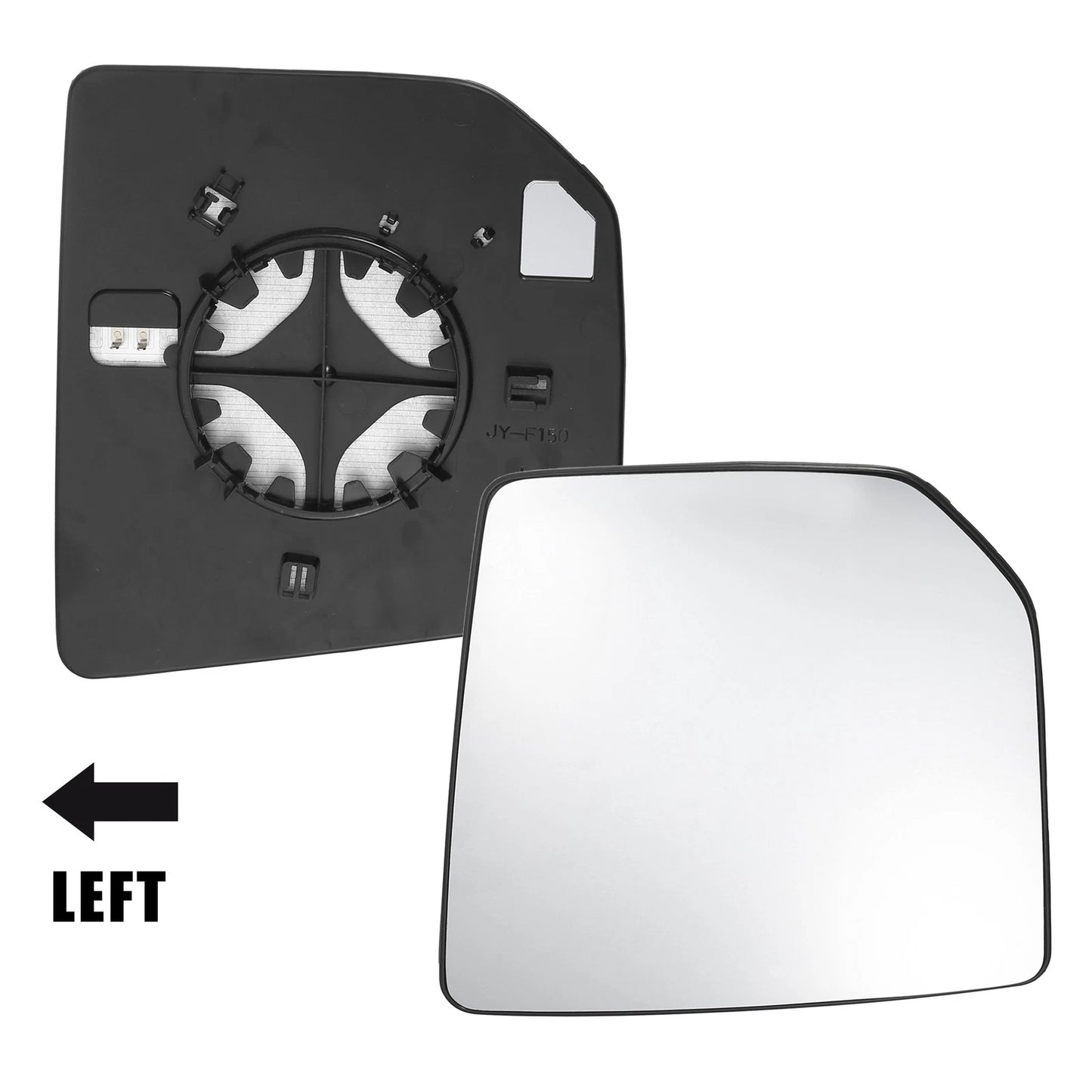 Left Heated Mirror Glass for Ford F150 2015-2020 (2 x Plates)