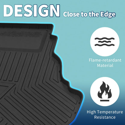 Flat Face Cargo Liner Rear Trunk Mat 1 Pc for Toyota Camry (2012–2017)