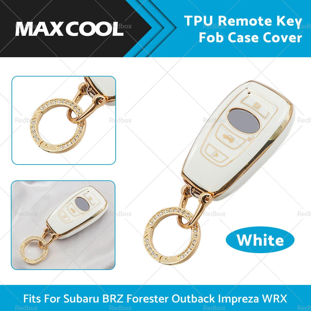 TPU Remote Key Case Cover for Subaru BRZ, Forester, Outback, Impreza, WRX