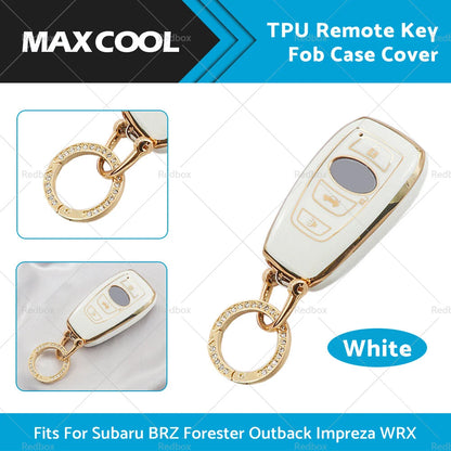 TPU Remote Key Case Cover for Subaru BRZ, Forester, Outback, Impreza, WRX