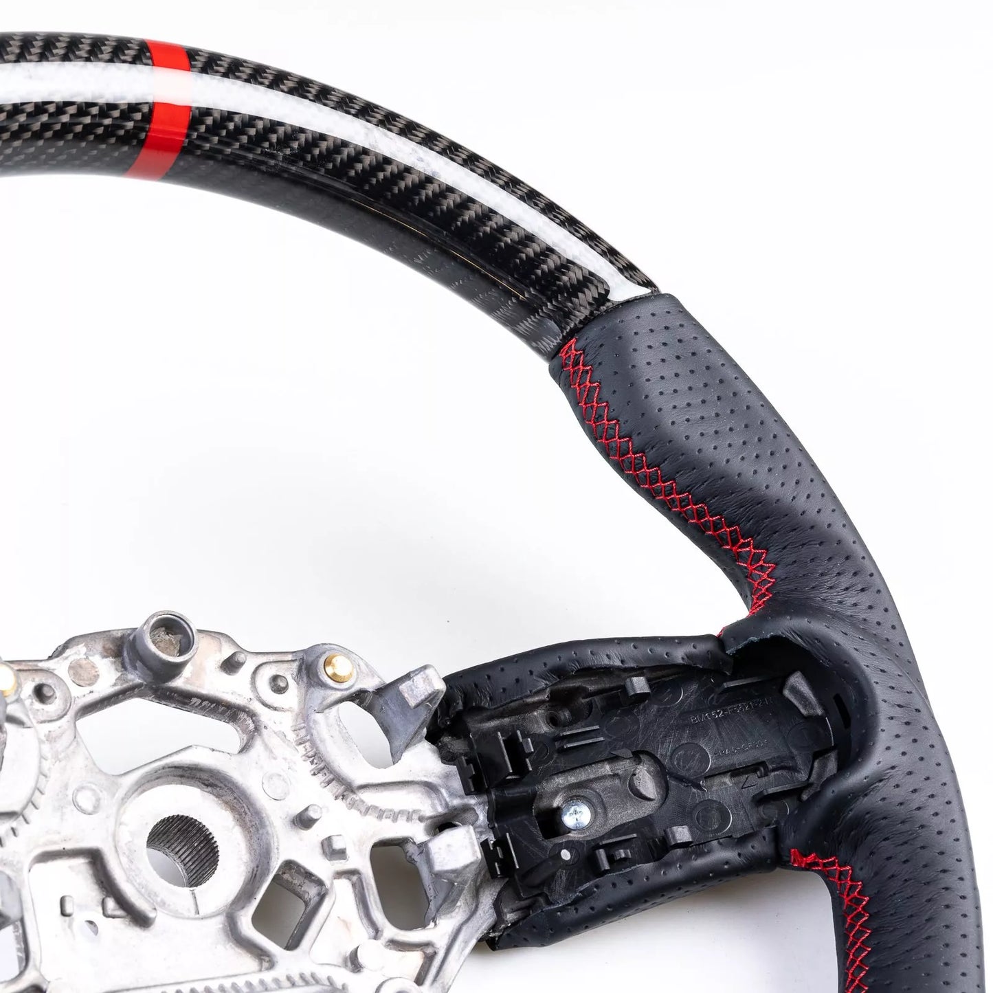 Carbon Flat Bottom Leather Steering Wheel for Mini F54 F55 F56 F57 (2021-)
