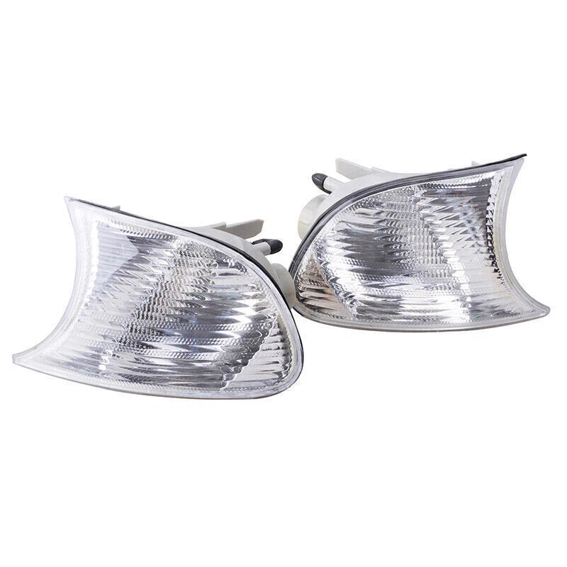 Clear Corner Signal Lights 2 x For BMW E46 2D Coupe Convertible (1999-2001)
