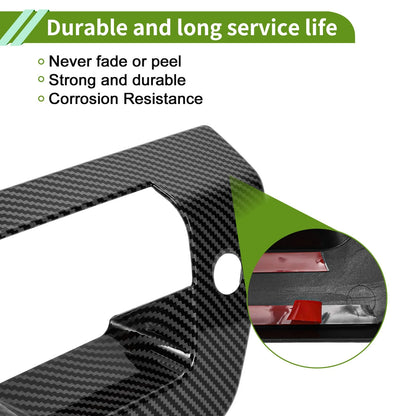 Exterior Trim Tailgate for Ford F150 Black ABS 2 x Covers (2015-2020)