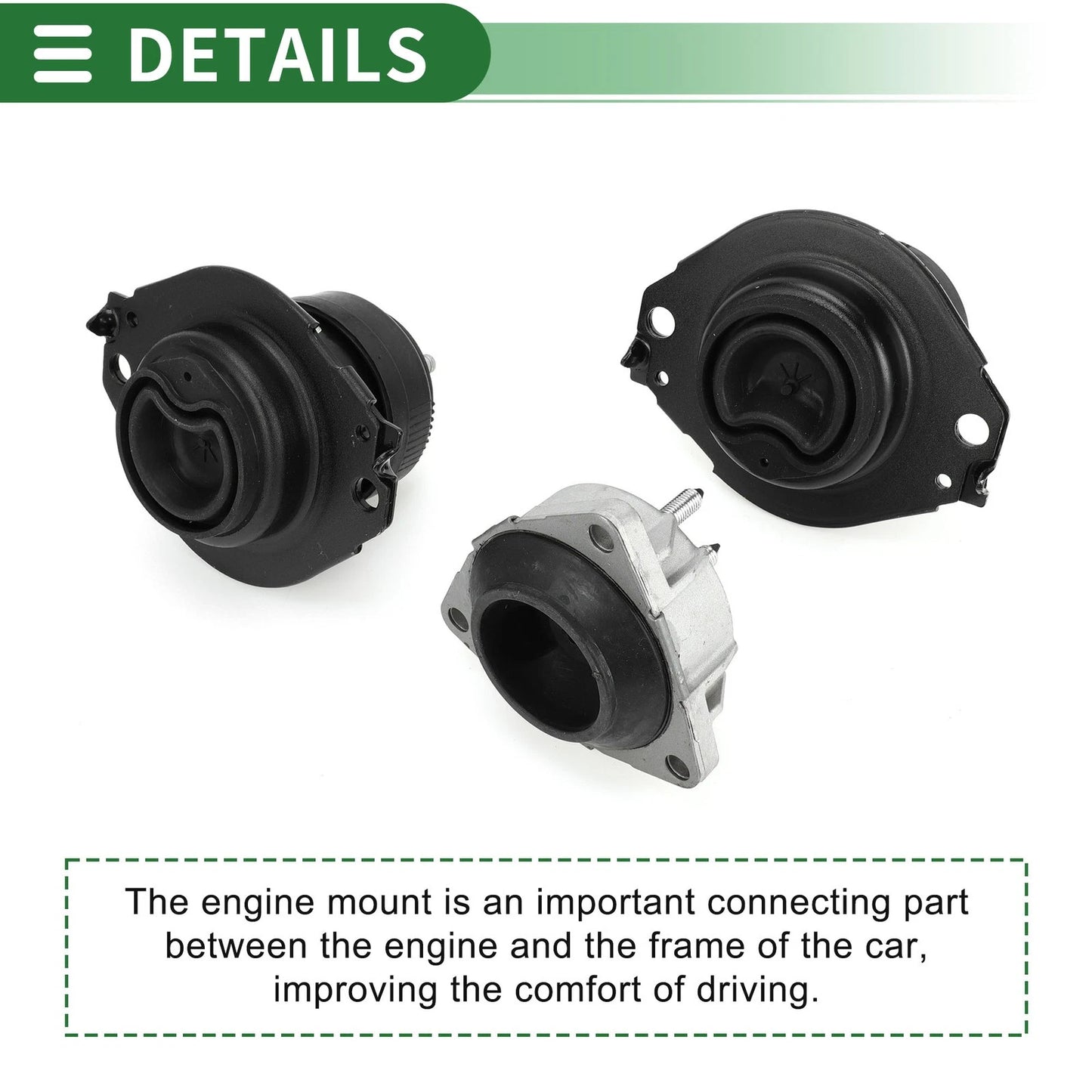 1 x Engine Trans Mount Set for Dodge Durango 3.6L (2011-2019)