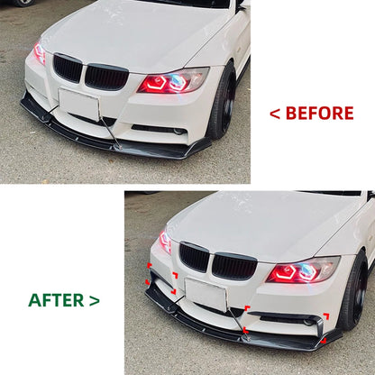 Front Bumper Side Air Vent Trim for BMW E90 E91 (2005-2008) Carbon Fiber Look