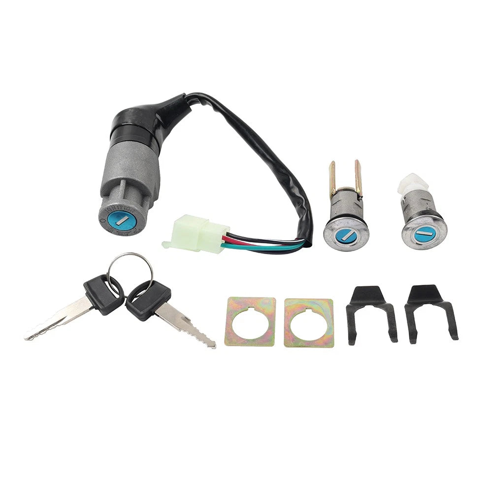 Ignition Switch Lock Set w/ 2 Keys for Honda Elite 80 CH80 (1985-2007)