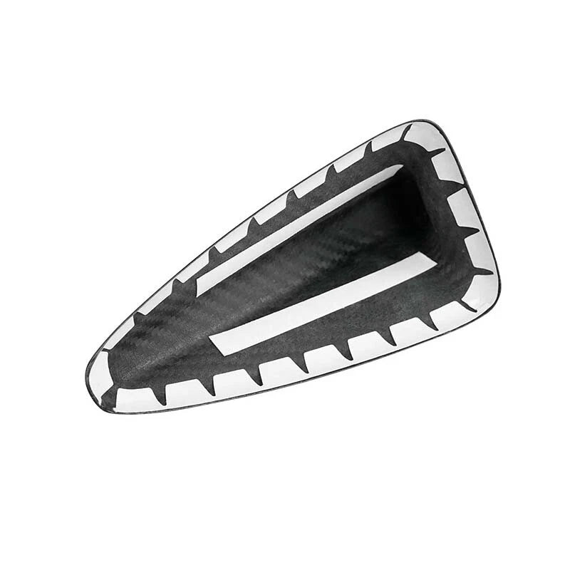 100% Carbon Fiber Roof Shark Antenna Cover Caps Trim for Kia Stinger 2018-2023