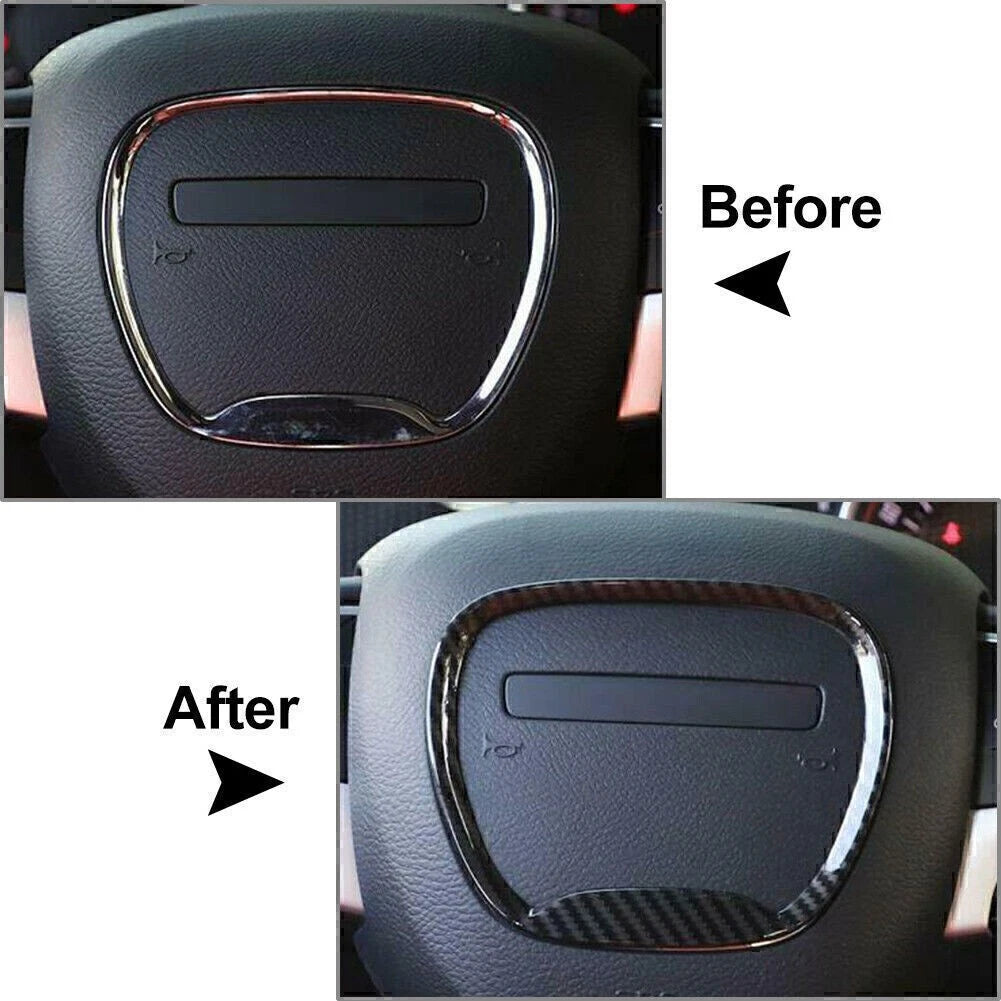 Steering Wheel Center Ring Cover Trim for Dodge Challenger/Charger (2015-2019)