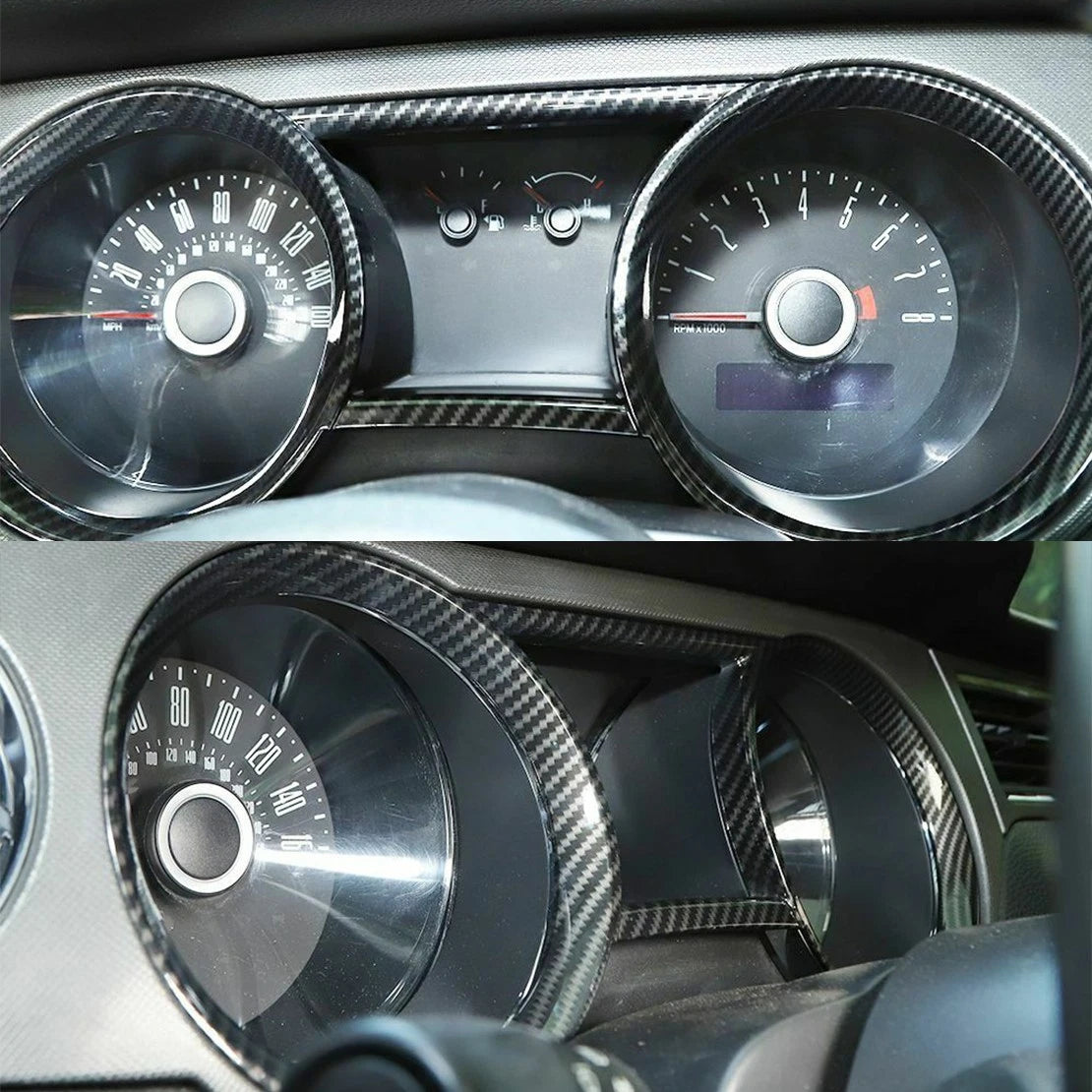 Dash Instrument Box Cover Trim for 2010-2014 Ford Mustang