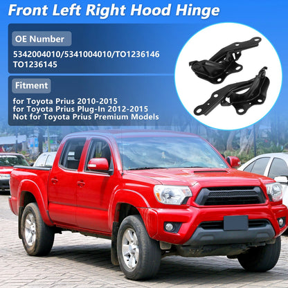 2 x Left Right Hood Hinge for Toyota Tacoma (2005–2015)