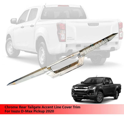 Chrome Tailgate Accent Cover for Isuzu D-Max Dmax (2020)