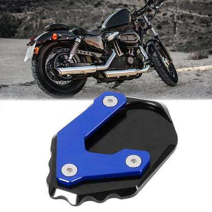Kickstand Enlarger Plate Pad Blue for BMW R1200GS LC (2013–2018)