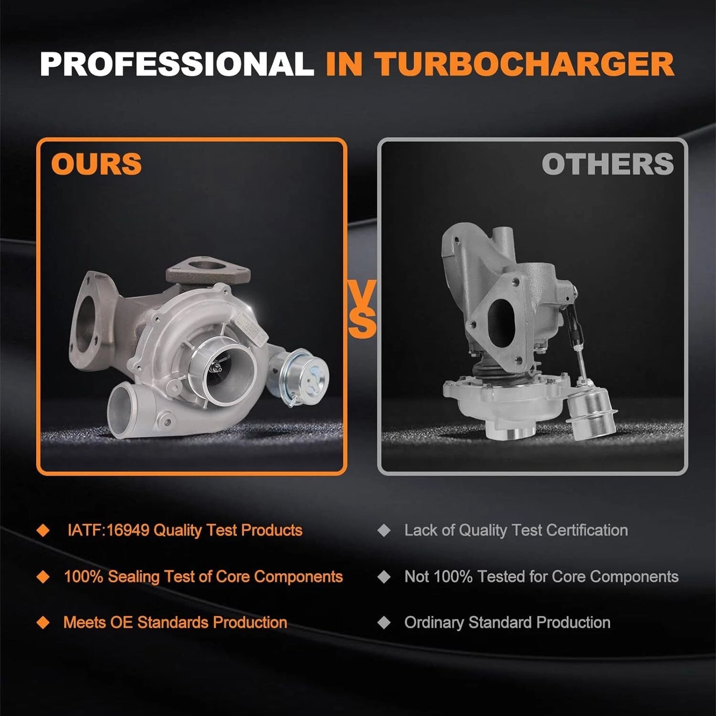 Turbocharger for LAND ROVER Discovery Defender TD5 5CYL (1998-2004)