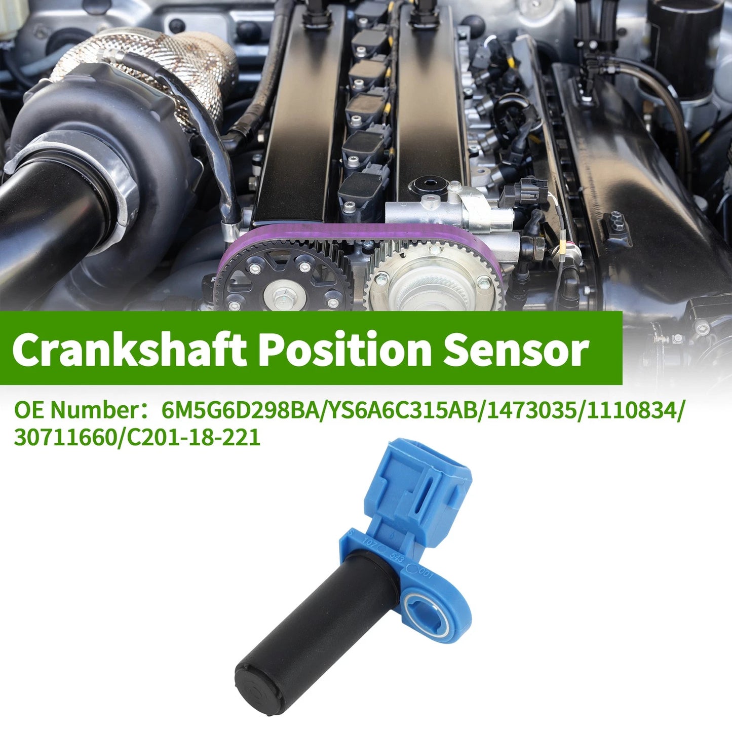 Crankshaft Position Sensor for Ford Focus Mk2 Hatchback (2004-2012) 1 x Unit