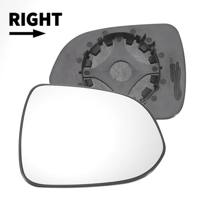 Right Side White Mirror Glass w/ Back Non-heated for Honda Jazz (2002-2004)