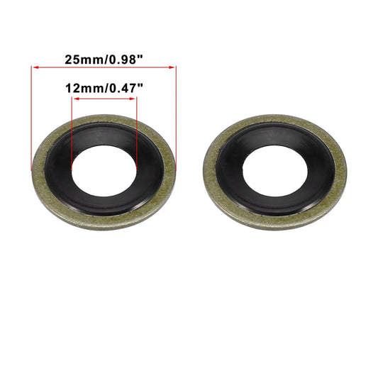 10pcs M12 Oil Drain Plug Gasket for Pontiac GMC Cadillac