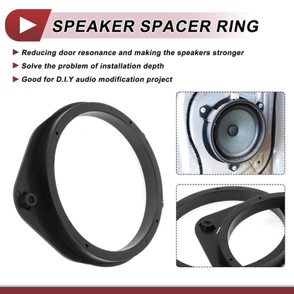 Speaker Spacer Ring Adaptor 6.5" ABS for Chevrolet Colorado (2015-2020)