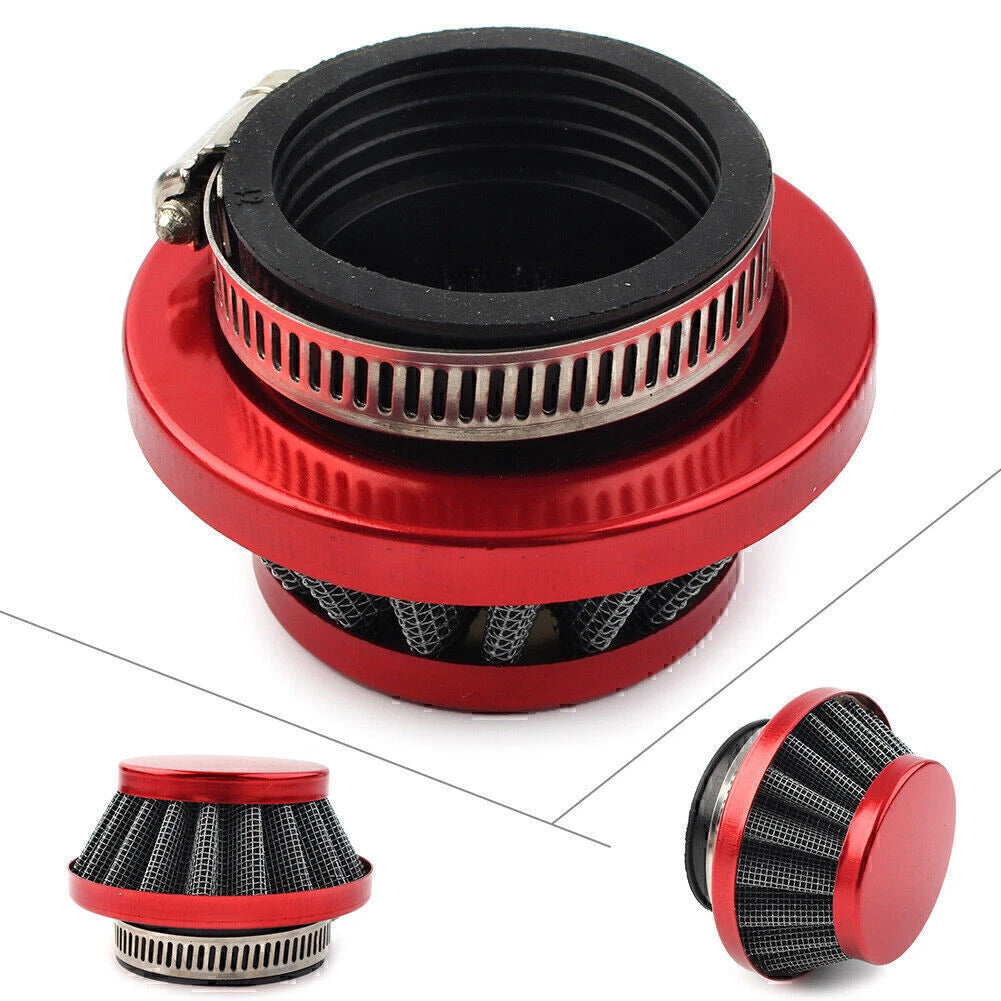 42 44mm Air Filter for 47cc 49cc 2-Stroke Mini Dirt Bike ATV Quad Red