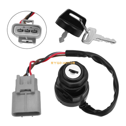 Ignition Key Switch for Yamaha Grizzly 400 550 600 700 Kodiak 400 450 700 YFM