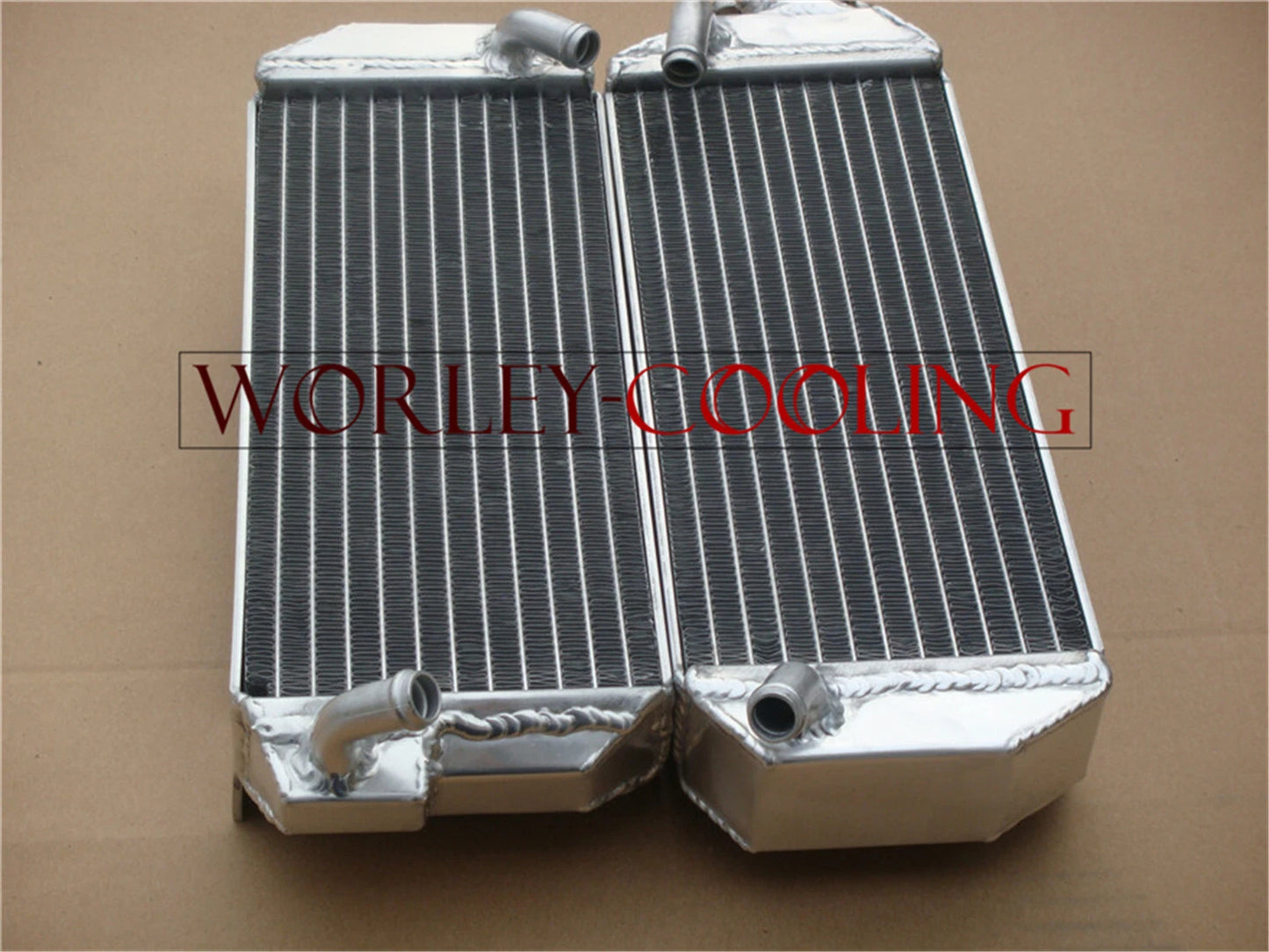 Aluminum Radiator for Suzuki DRZ400E (2000-2004) with Blue Hoses