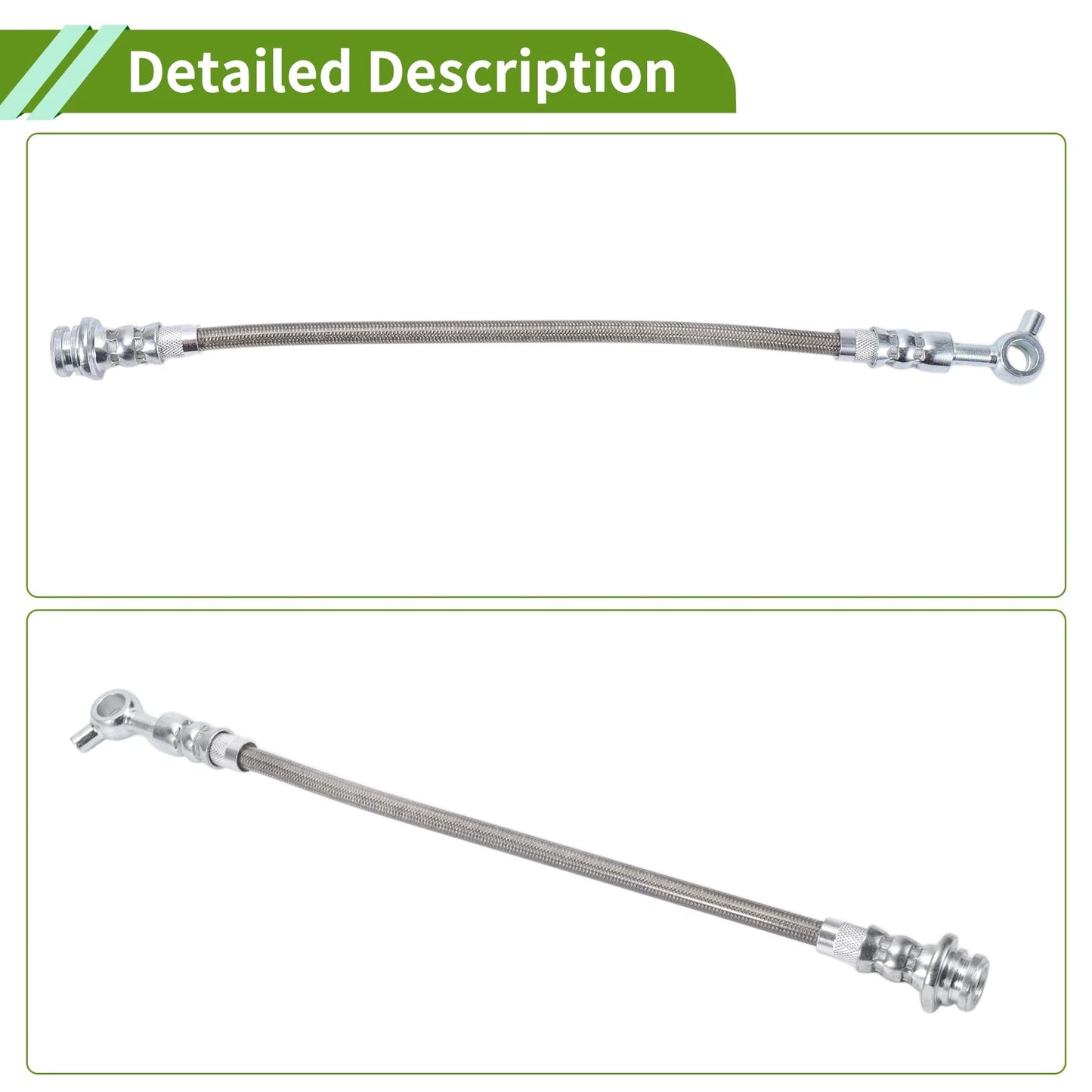 Front Extended Brake Line Hoses for Nissan Patrol GQ Y60 (1988-1997)
