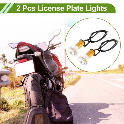 License Plate Light / 2 x / Tag Lamp for Car Motorcycle