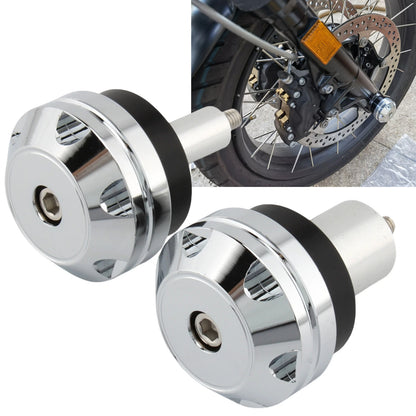 2 x Silver Front Wheel Axle Nut Cap Covers for BMW RnineT (2017-2022)